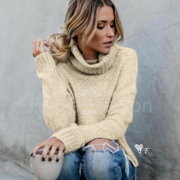 O & O Sweaters - ✨FLASH SALE✨ Fall Knit Cozy Turtleneck Sweater